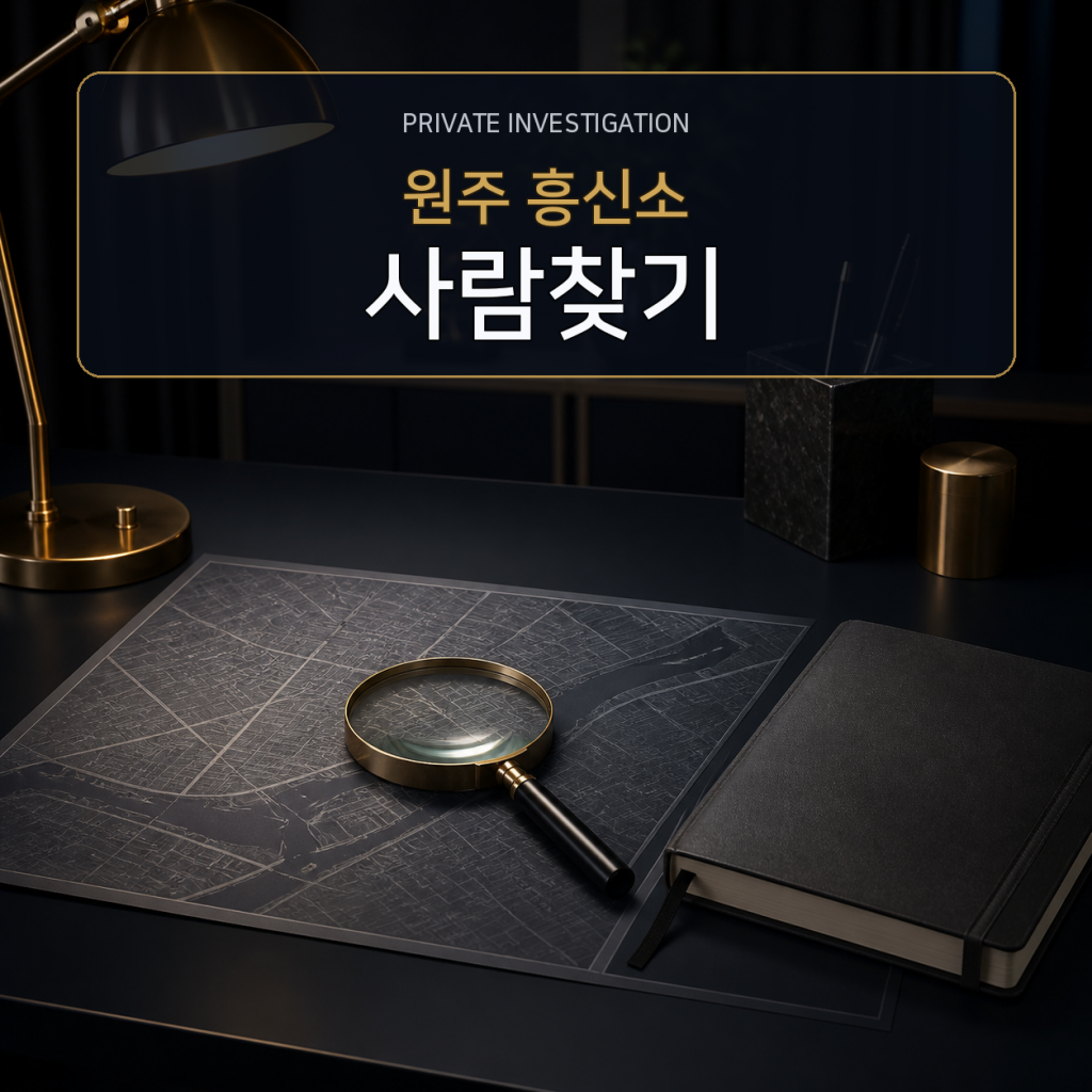 원주 사람찾기·소재파악 전문 흥신소